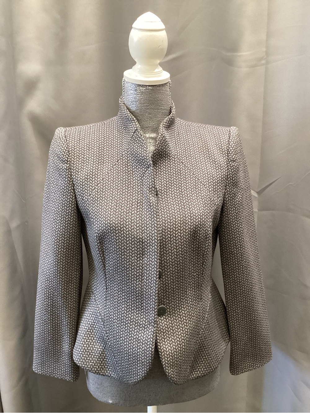 Giorgio Armani Peblum Back Blazer Jacket Size 8
